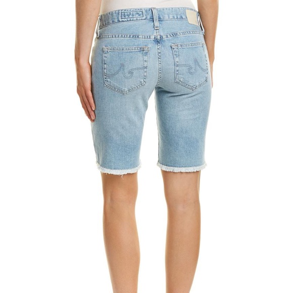 AG The Nikki Relaxed Skinny Bermuda Jean Shorts - Picture 2 of 12